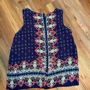 Large sleeveless Cynthia Rowley top.